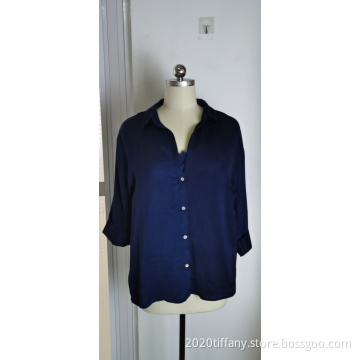 100% Polyester Women's Blue 2-piece Tops